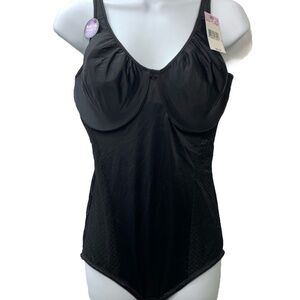 NWT Bali Passion Comfort Body Shaper Swimsuit 43DDD